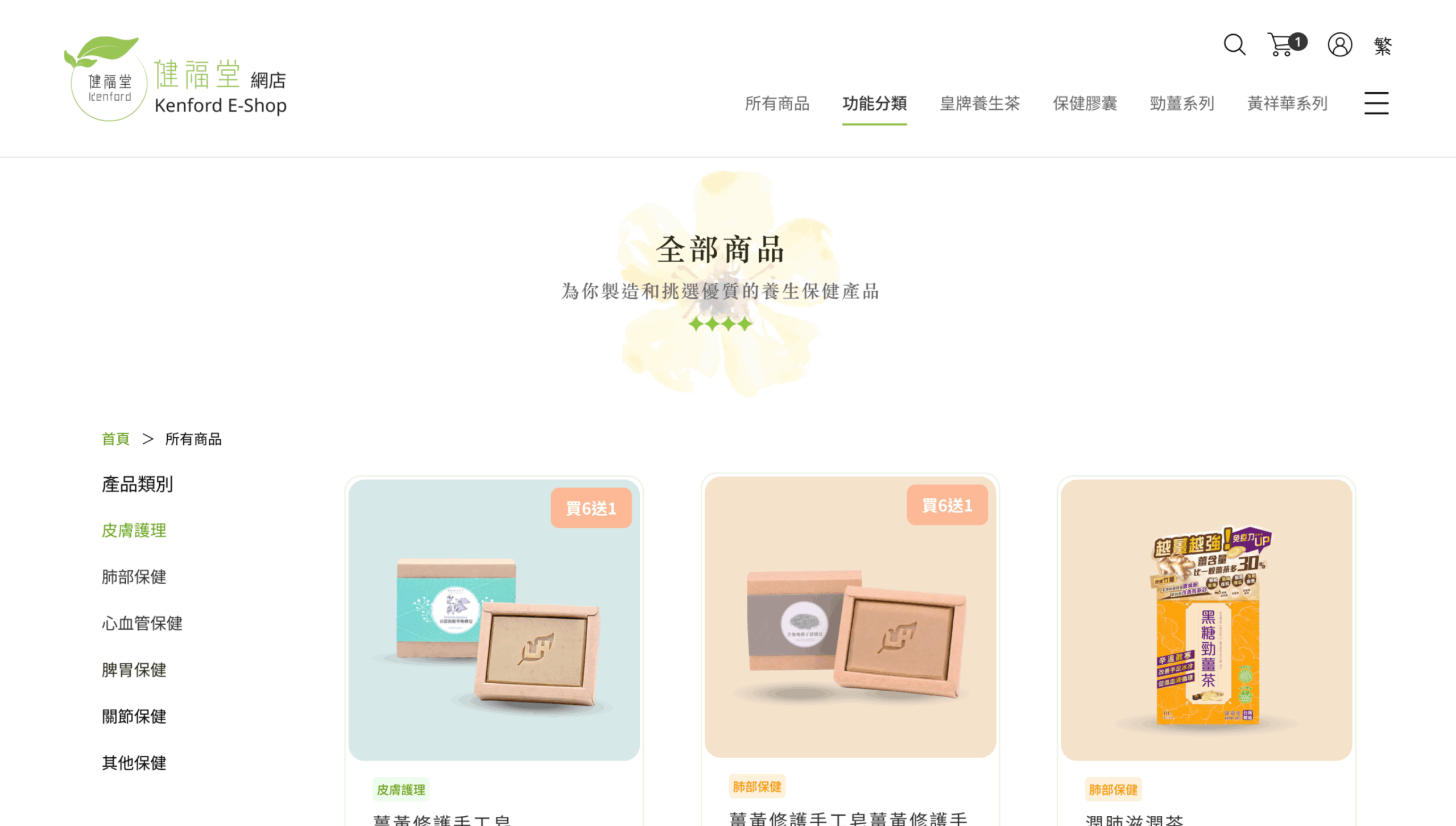 Kenford E-commerce project screenshot by React Digi