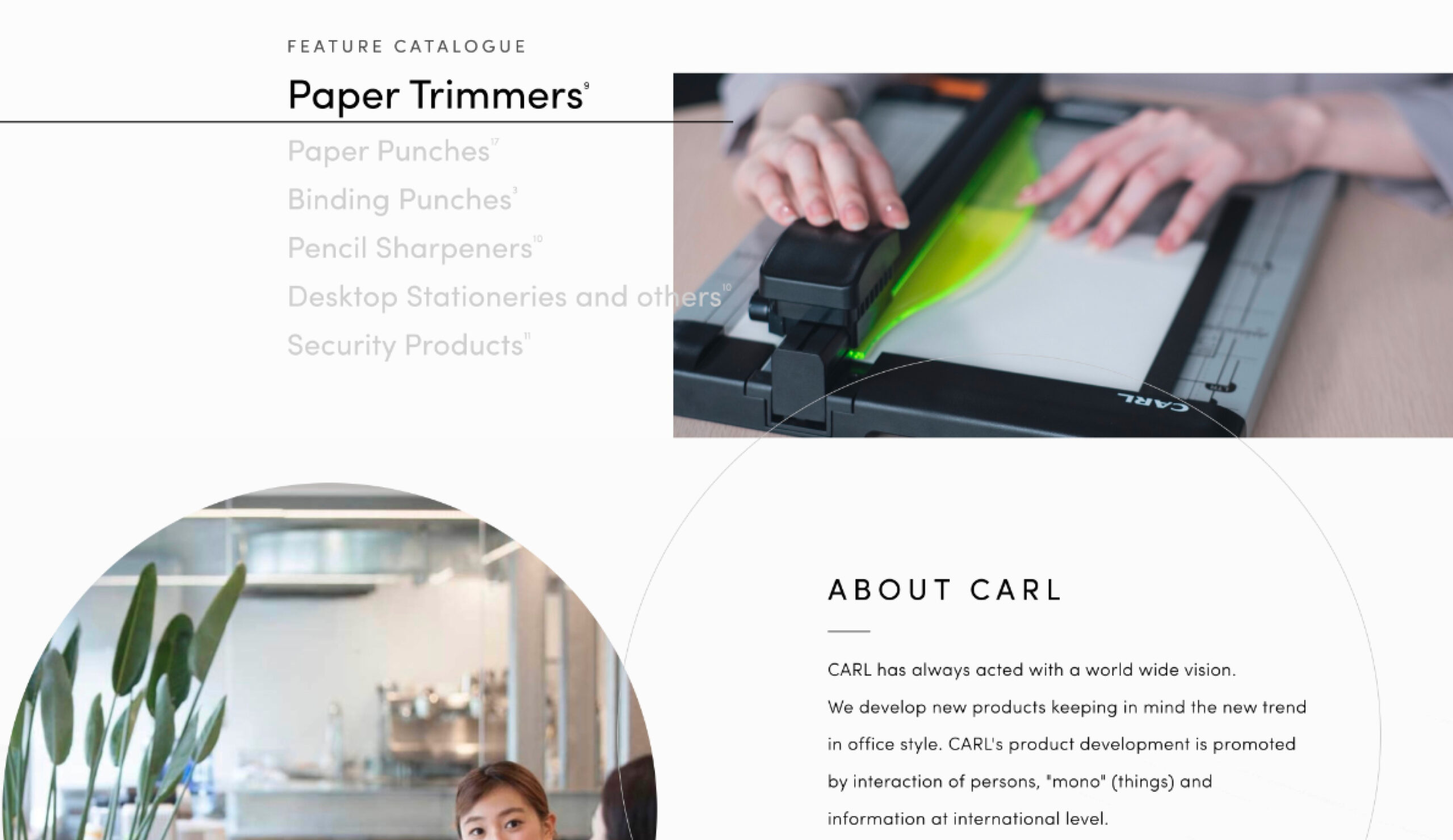 Carl International project screenshot by React Digi