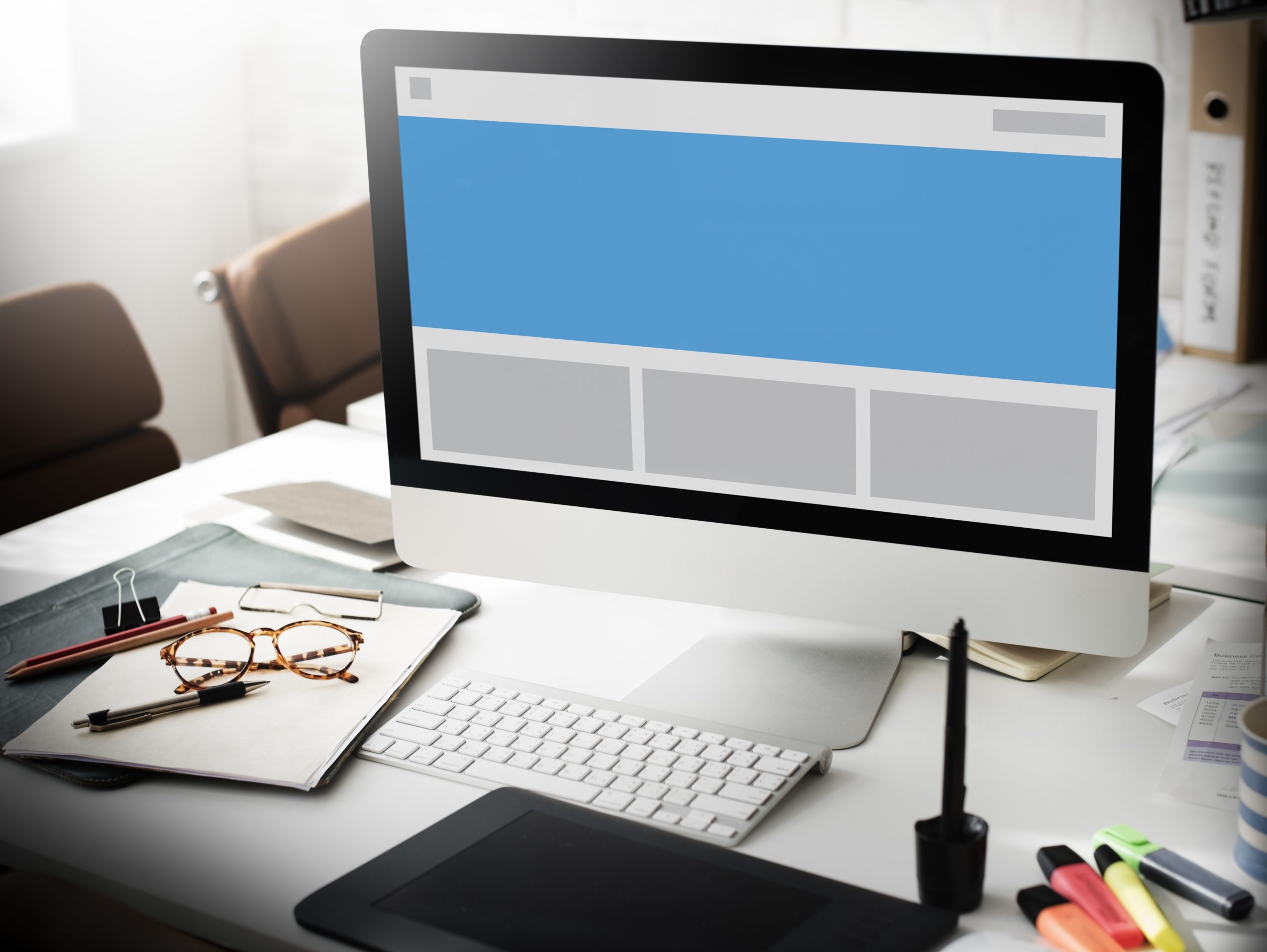template badge layout mock up visual blank concept scaled