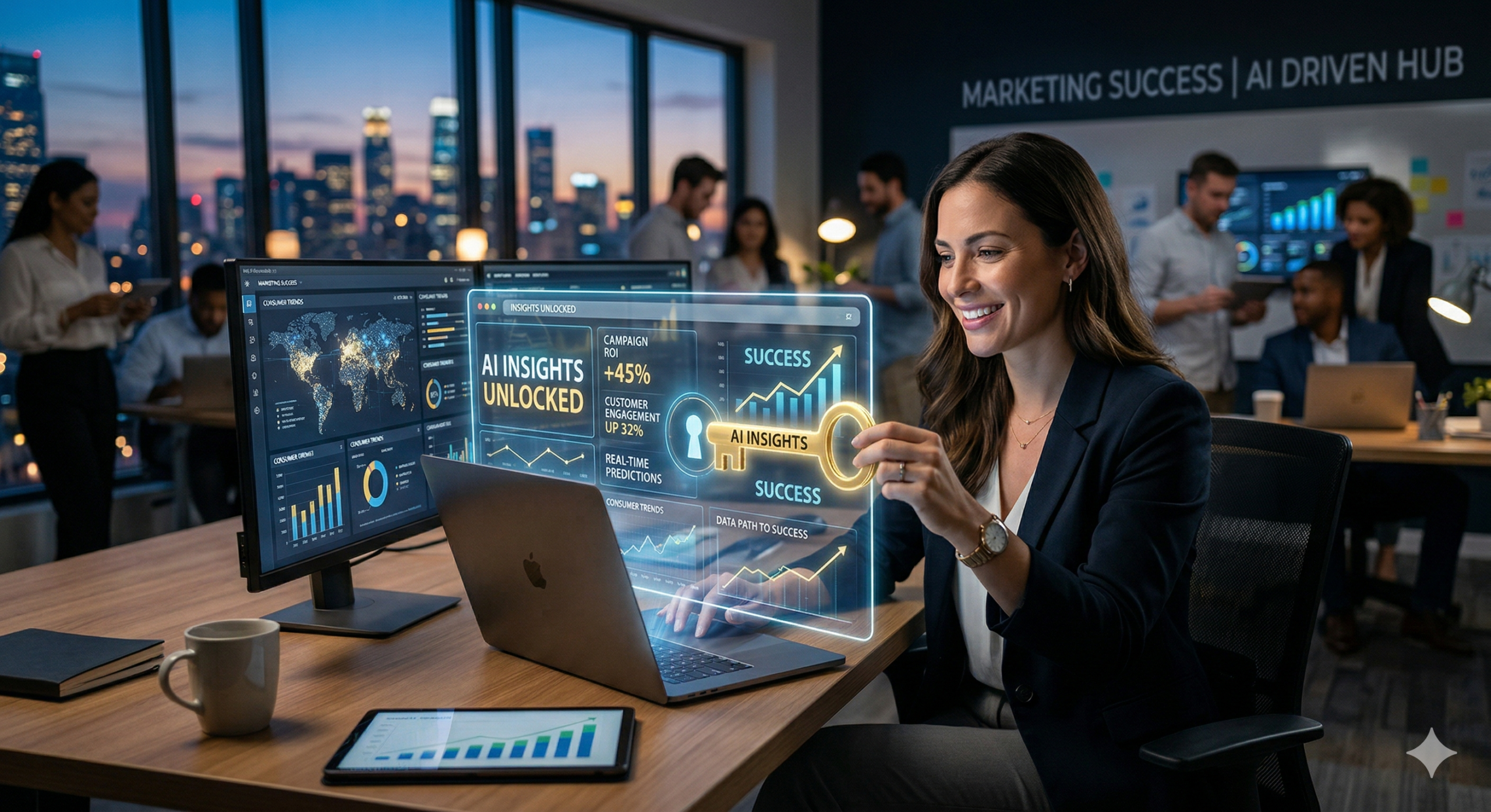 marketing with AI insights